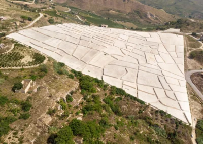 Crepe, Impronte - Storie a pedali | Cretto visto dal drone