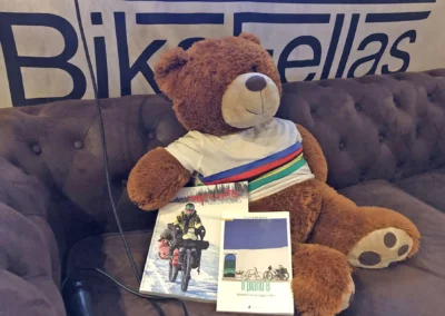 Serata Impronte al Bikefellas con Ivan Saracca | La mascotte di Bikefellas